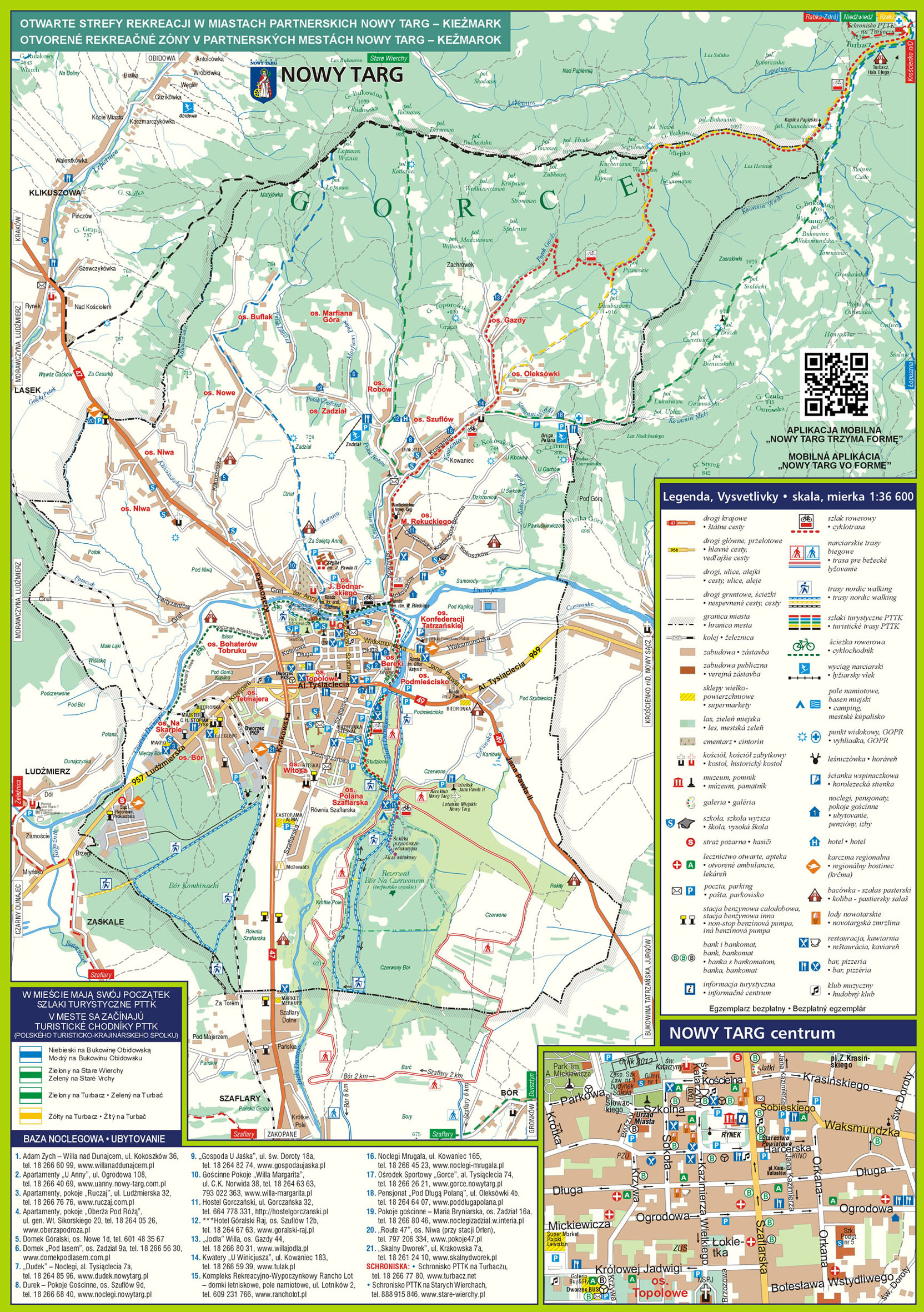 Mapa a3pl sk jpg Informacja Turystyczna Nowy Targ